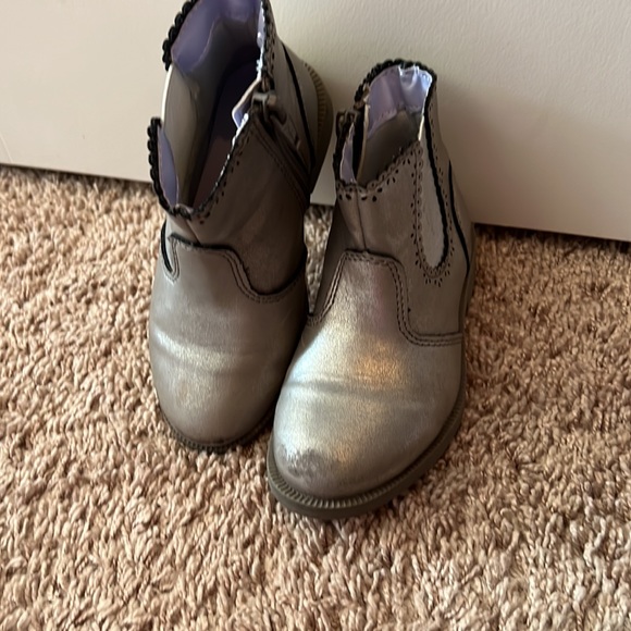 Cowboy type silver boots. - Picture 4 of 4